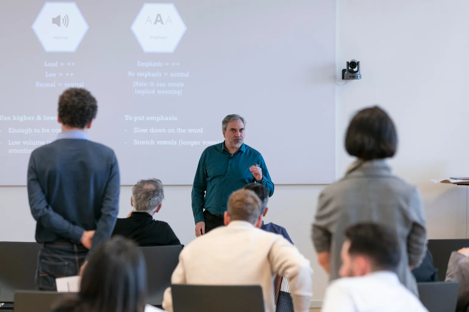 Expert coaching session — preparation for a high-stakes presentation